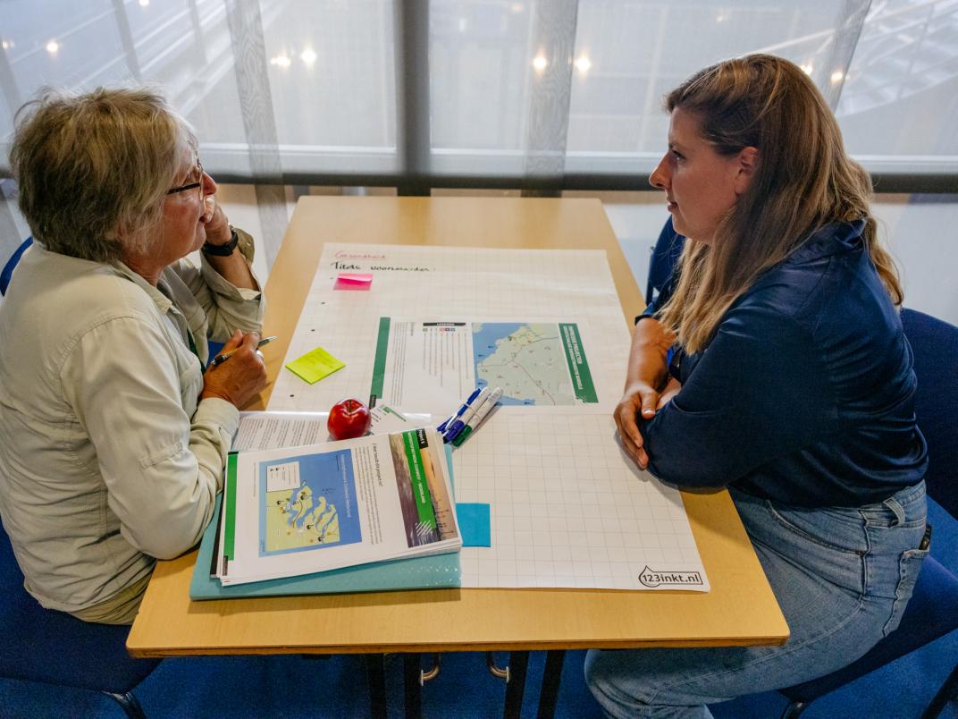 Foto gemaakt tijdens tweede sessie Borselse voorwaarden groep