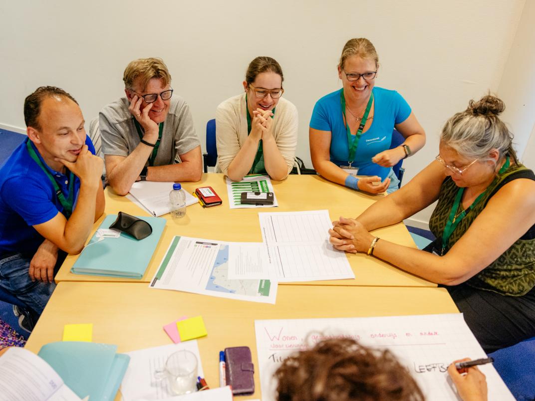 Foto gemaakt tijdens tweede sessie Borselse voorwaarden groep