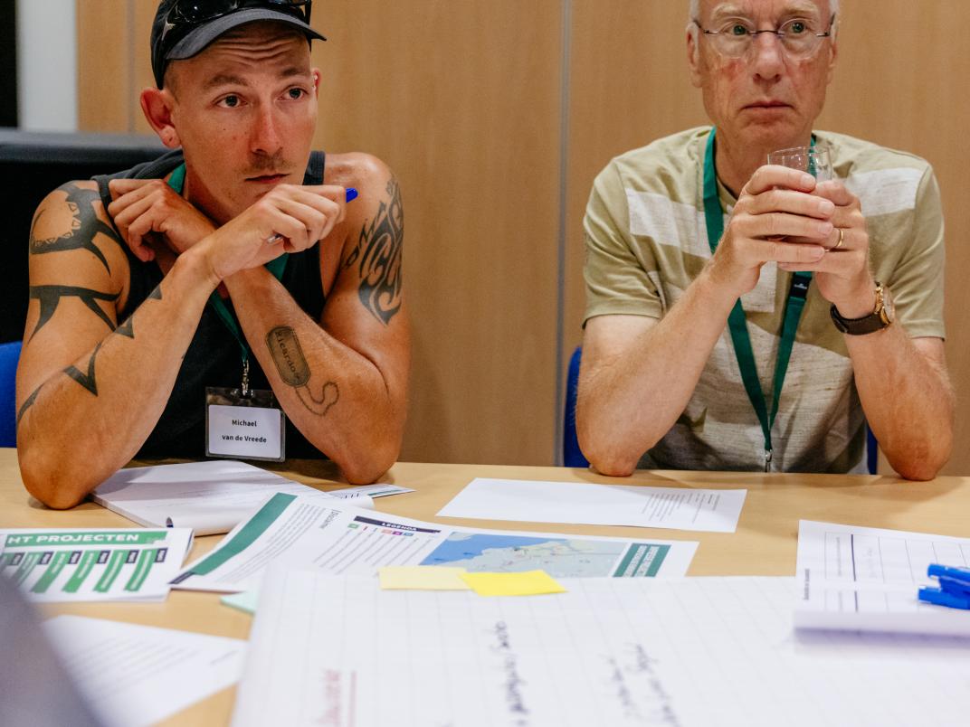 Foto gemaakt tijdens tweede sessie Borselse voorwaarden groep