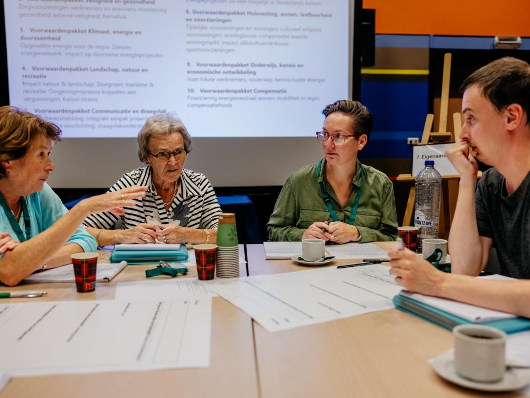 Foto vierde bijeenkomst Borselse Voorwaarden Groep