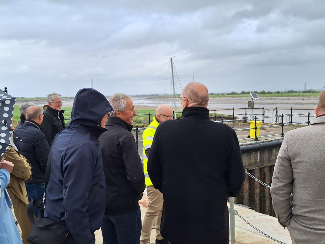 Foto bij getijdenhaven