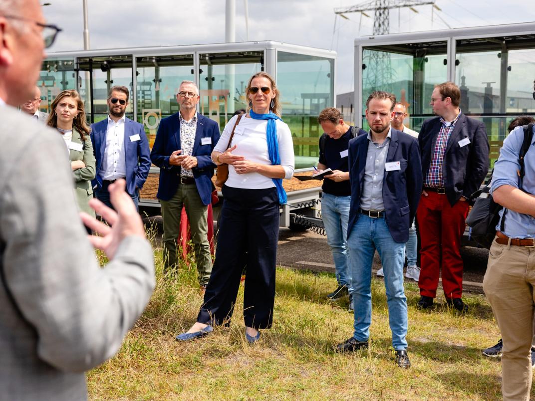 Foto bezoek Tweede Kamercommissie EZK