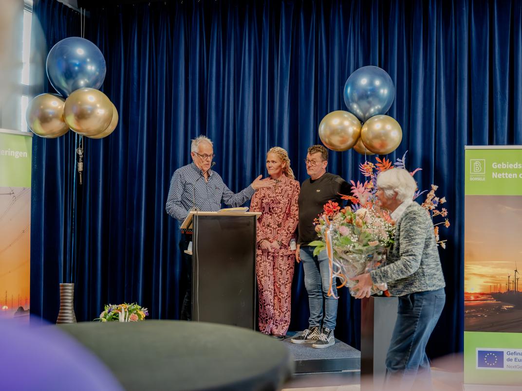 Piet Otte met beheerders