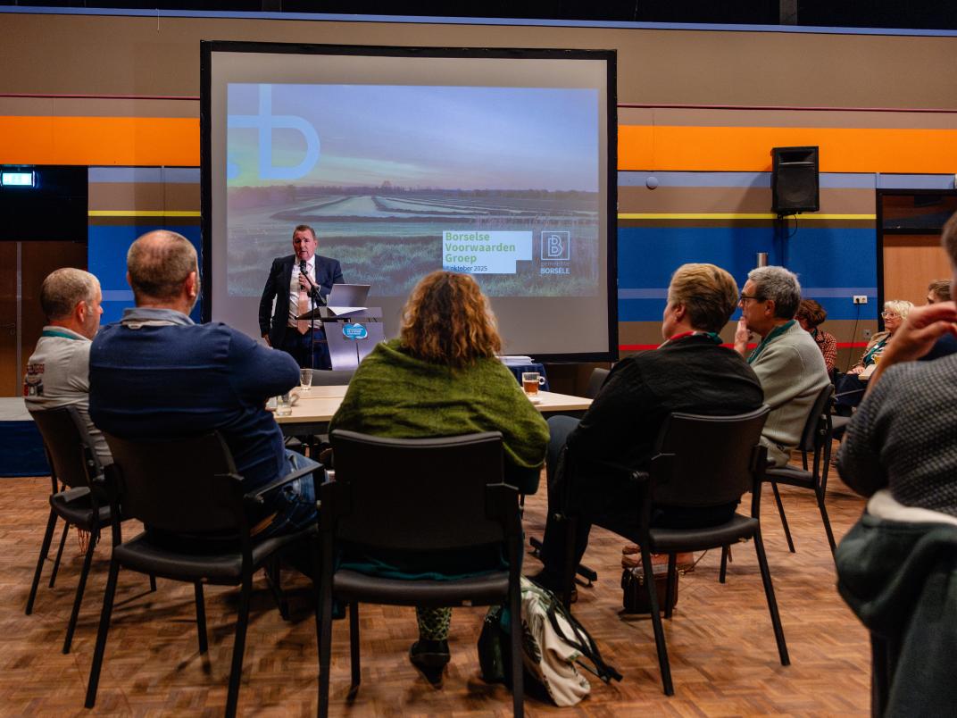 Foto bijeenkomst Borselse Voorwaarden Groep